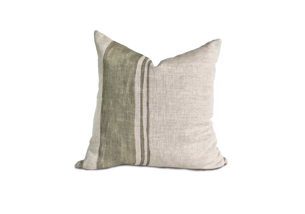 Free State Stripe Cushion – Olive